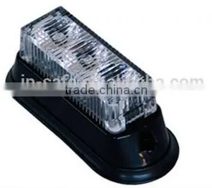 3 LEDs Warning Strobe Dash Grill Light Tow Truck Dash Mount Strobe Lights LTDG31 thumbnail-2