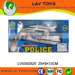 Battery Operated Police Ship Toys thumbnail-1