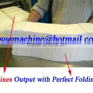 Italy Design 2lines 800 Piece Per Minute Embossing Printing High Speed Automatic Dinner Napkin Tissue Converting Machine thumbnail-3