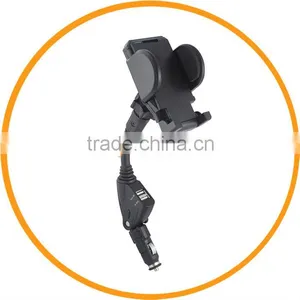 Dual USB Mobile Phone Charger Car Holder for Samsung Galaxy S4 S3 From Dailyetech thumbnail-1
