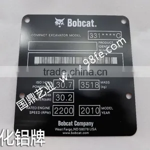 Anodized Custom Aluminum Nameplate With Printing thumbnail-6