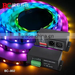 BC-802-6803 DC5V-24V LPD6803 DMX SPI Signal Decoder Compatible With LPD1101, D705, UCS6909, UCS6912 thumbnail-4
