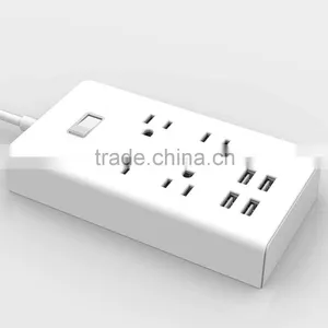 USB Surge Protector 4AC With 4 USB Power Socket thumbnail-4