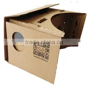 Gift DIY VR 3D Glasses Google Cardboard Custom Printing thumbnail-3