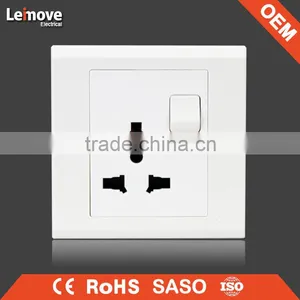 High Quality Frosted Faceplate PC White Two Gang One Way Swtich Two Gang Two Way Switch thumbnail-5