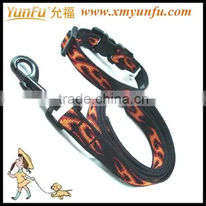 Flash Textile Printing Pet Leash Collar for Dog Collar and Leash thumbnail-1