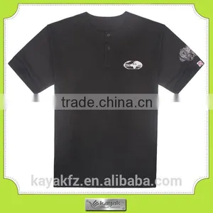 Custom Black Loose Print Cotton Round Neck Tshirts thumbnail-1