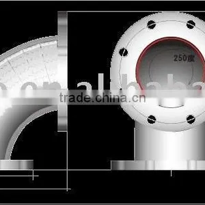Wear Resistant Elbow Ceramic Pipe thumbnail-5