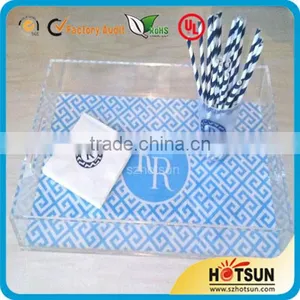 High Quality Clear Acrylic Insert Paper Tray thumbnail-1