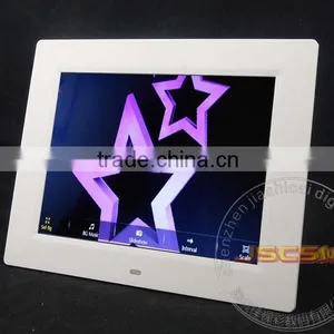 Factory Supply 10inch Mp5 Video Player Photo Slidwshow Frame With Clock and Calendar for Wedding Gifts thumbnail-3