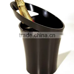 Food Grade Plastic Acrylic Champagne Ice Bucket With Handle thumbnail-3
