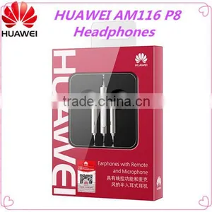 2016 Original HUAWEI AM116 P8 Lite the Semi-Ear Headphones With Microphone and Remote 3.5mm for Huawei Honor 6 Mate7 Earphones thumbnail-5
