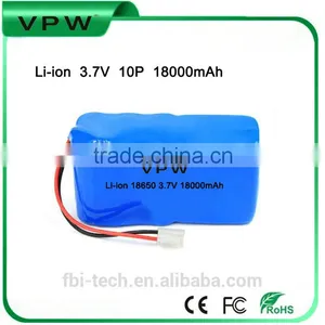 Factory OEM 10P Rechargeable 3.7V 18000mah Li-ion Battery thumbnail-1