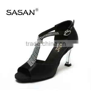 Rhinestone Salsa Dance Shoes Soical Dance Shoes S-131 thumbnail-2
