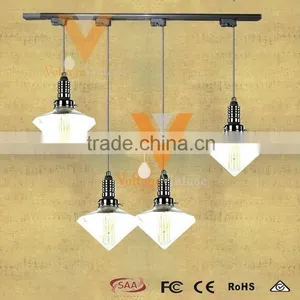 Scandinavian Premium Projection E Pendant Lamp Modern Glass Track Light Decoration Hanging Lamp thumbnail-1