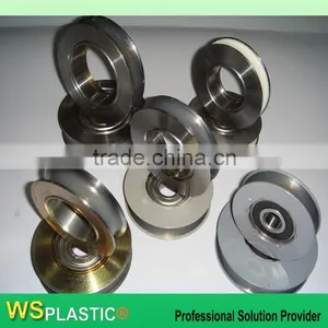 Urethane Rubber Coat Stainless Steel Door Hanger Roller for Lift thumbnail-1