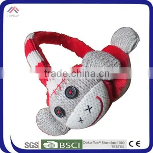 Warm Kintted Fashion Cute Kids Earmuff thumbnail-1