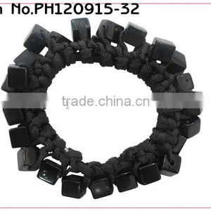 Cheap Black Hair Rubber Bands Elastic Rubber Bands thumbnail-1