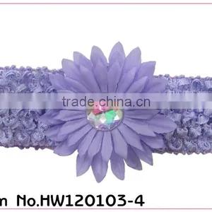 Knit Winter Headband Knitted Headband Flower Pattern thumbnail-1