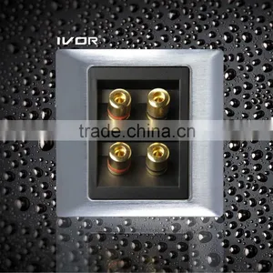 Two Gang Audio Wall Socket thumbnail-1