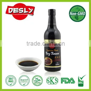 DESLY Traditional Dark Soy Sauce 500ML thumbnail-1