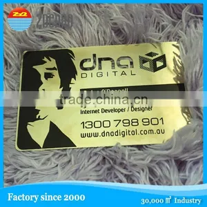 Quality Customized Metal Cards With Color Printed thumbnail-5