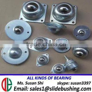 Caster Wheels Empty Bottle Air Conveying System Nylon Ball Caster Wheels Ball Stud in Bolt Mini Ball Universal Conveyor Roller thumbnail-1