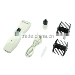 Electric White Professional Pet Grooming Hair Plastic Clipper Low-noise Security Design thumbnail-1