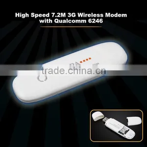 High Speed 7.2m WiFi Router Wireless 3G 4G Modem USB Car Qualcomm 6246/7225 Chipset With EDGE thumbnail-1