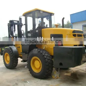 Off Road Forklift, CPCY100, 10 Tons All Terrain Forklift thumbnail-3