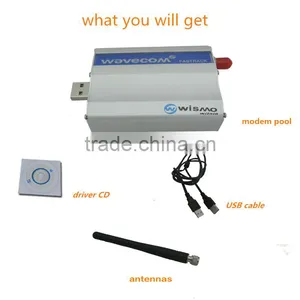Rs232/usb Gsm Single Port Modem Gprs Wavecom Module Support SMS Sending AT Command thumbnail-5