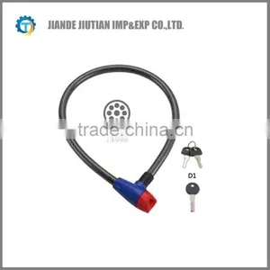 Steel Cable Lock Bicycle/Motorcycle Lock With High Quality thumbnail-1