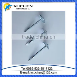 BWG9 BWG10 Export to Africa and Myanmar Indonesia E-galvanized Umbrella Head ROOFING NAILS thumbnail-1