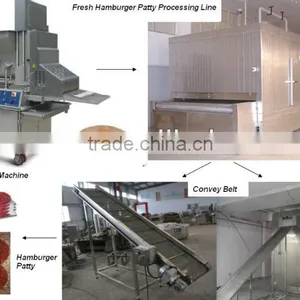 Automatic Union Ring/Chicken Nuggets/Chicken Popcorn (Colonels Crispy Strips, Mcnugget, Chick Strip) Processing Line thumbnail-1