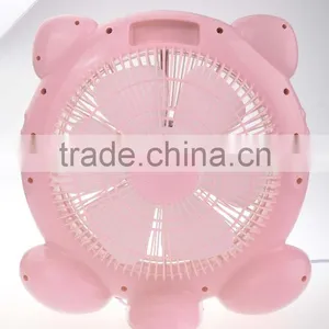 10 Inch Colorful Box Table Fan With Rotaing Louvre thumbnail-4