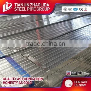 Zinc Coated 200 g - 500 g Astm A500 Square Tube With Galvanized or Oil of Weight per Ton thumbnail-6