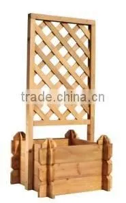 Two-side Garden Lattice Planter/barrel/SEN0116 thumbnail-1