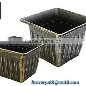 Square Nursery Garden Household & Retro Flower Pot thumbnail-1