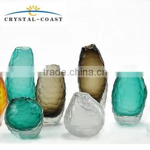 2015 New Colored Glass Bottle 400ml Liquid Reed Diffuser Bottles Wholesale With Rattan Sticks thumbnail-5