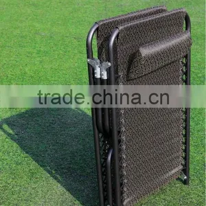Comfortable Lay Long Bed With Pillow/ Useful Out Door Folding Camp Chair/High Quality Durable Beach Using Bed thumbnail-1