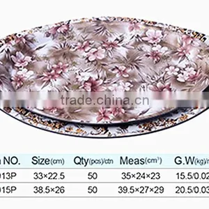 Serving Tray Sets, Round/Square Melamine Tray for European Market thumbnail-4