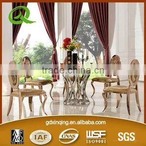 Classic Dining Tables Glass Dining Table Set TH371 thumbnail-1