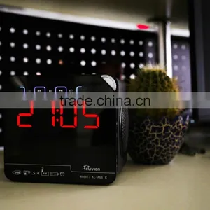 Bluetooth Speaker With USB/SD +Alarm Clock + FM Radio Speaker thumbnail-6