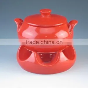 Red,yellow,balck Color Ceramic Type Casserole Set thumbnail-1