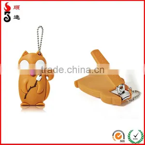 Wholesale Silicone Cute Animal Nail Clipper Sfor Fingernails and Toenails thumbnail-3