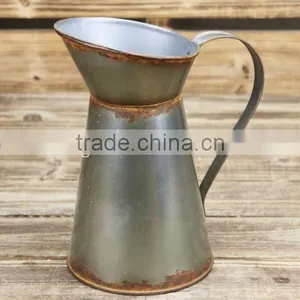 Antique Tall Garden Metal Watering Jug thumbnail-1
