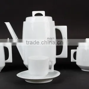White Porcelain Tea Set for Hotel thumbnail-1