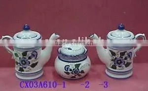 Porcelain Blue and White Vinegar Kettle thumbnail-1
