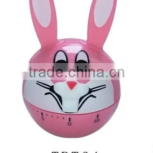 Cute Rabbit Design Plastic Countdown Kitchen Timer/mechanical Timer thumbnail-1