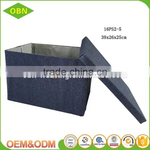 Decorative Fancy Foldable Toy Storage Box With Lid thumbnail-3